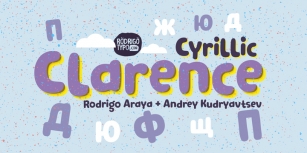 Clarence Cyrillic Font Download