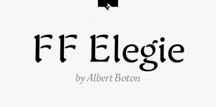 FF Elegie Font Download