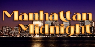 Manhattan Midnight Font Download