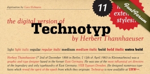 Technotyp Font Download