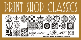 Print Shop Classics JNL Font Download