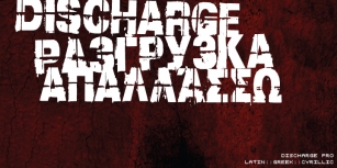 Discharge Pro Font Download