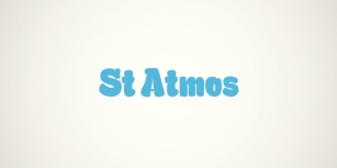 St Atmos Font Download