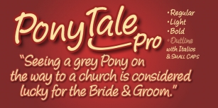 Pony Tale Pro Font Download
