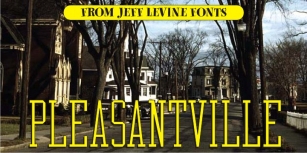 Pleasantville JNL Font Download