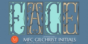 MFC Gilchrist Initials Font Download