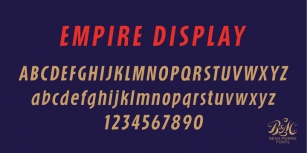 Empire Display Font Download