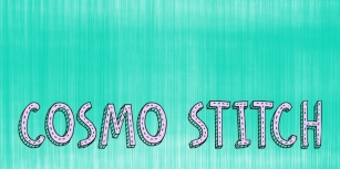 Cosmo Stitch Font Download