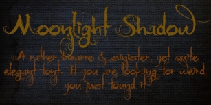 Moonlight Shadow Font Download