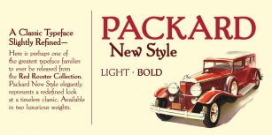 Packard New Style Font Download