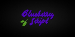 Blueberry Script Font Download