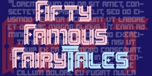 Fifty Famous Fairy Tales Font Download