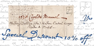 1638 Civilite Manual Font Download
