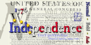 1776 Independence Font Download