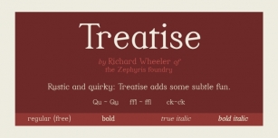 Treatise Font Download