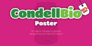 Condell Bio Poster Font Download