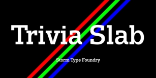 Trivia Slab Font Download