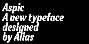 Aspic Font Download