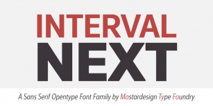 Interval Next Font Download
