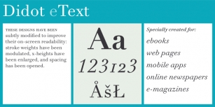 Linotype Didot eText Font Download