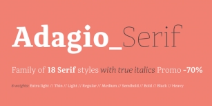 Adagio Serif Font Download