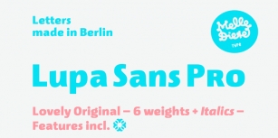 Lupa Sans Pro Font Download