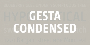 Gesta Condensed Font Download