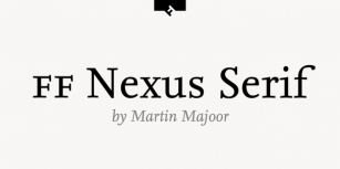 FF Nexus Serif Pro Font Download