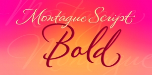 Montague Script Bold Font Download
