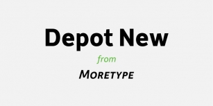 Depot New Font Download