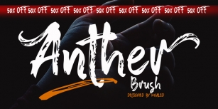 Anther Brush Font Download