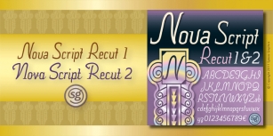 Nova Script Recut One  Two SG Font Download