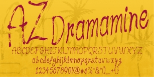 AZ Dramamine Font Download