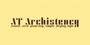 AT Archistency Font Download