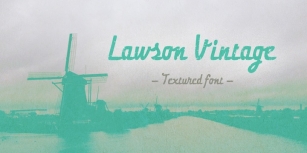 Lawson Vintage Font Download