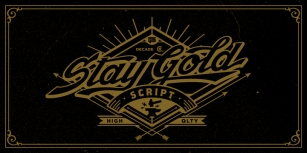Stay Gold Font Download