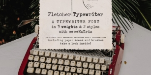 Fletcher Typewriter Font Download