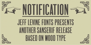 Notification JNL Font Download