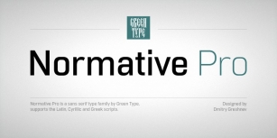 Normative Pro Font Download