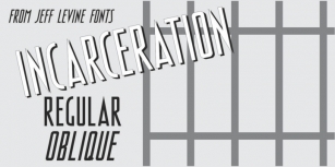 Incarceration JNL Font Download