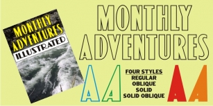 Monthly Adventures JNL Font Download