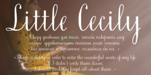 Little Cecily Font Download