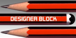 Designer Block Font Download