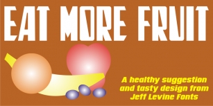 Eat More Fruit JNL Font Download