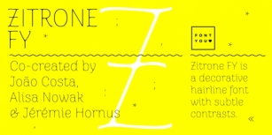 Zitrone FY Font Download