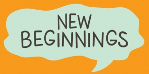 New Beginnings Font Download