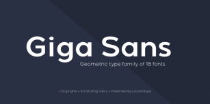 Giga Sans Font Download