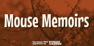 Mouse Memoirs Pro Font Download