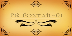 PR Foxtail 01 Font Download