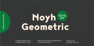 Noyh Geometric Font Download